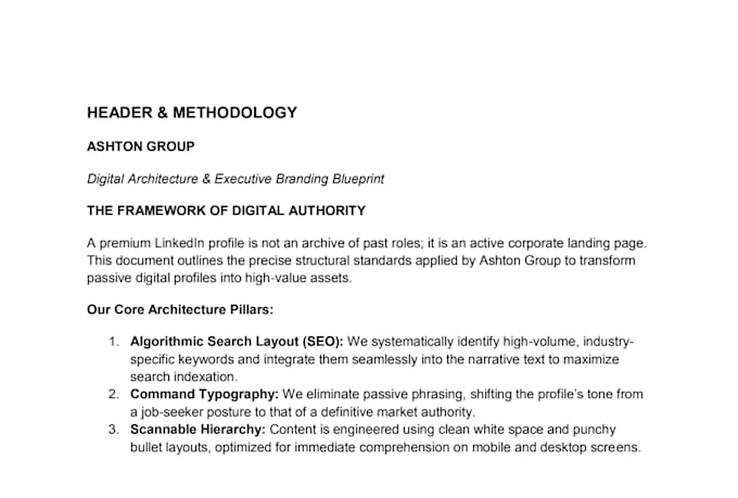 write and optimize your linkedin profile for executive branding